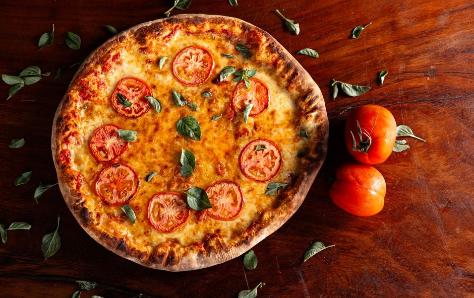 Classic Margarita Pizza at KAAFII Cafe Niwai
