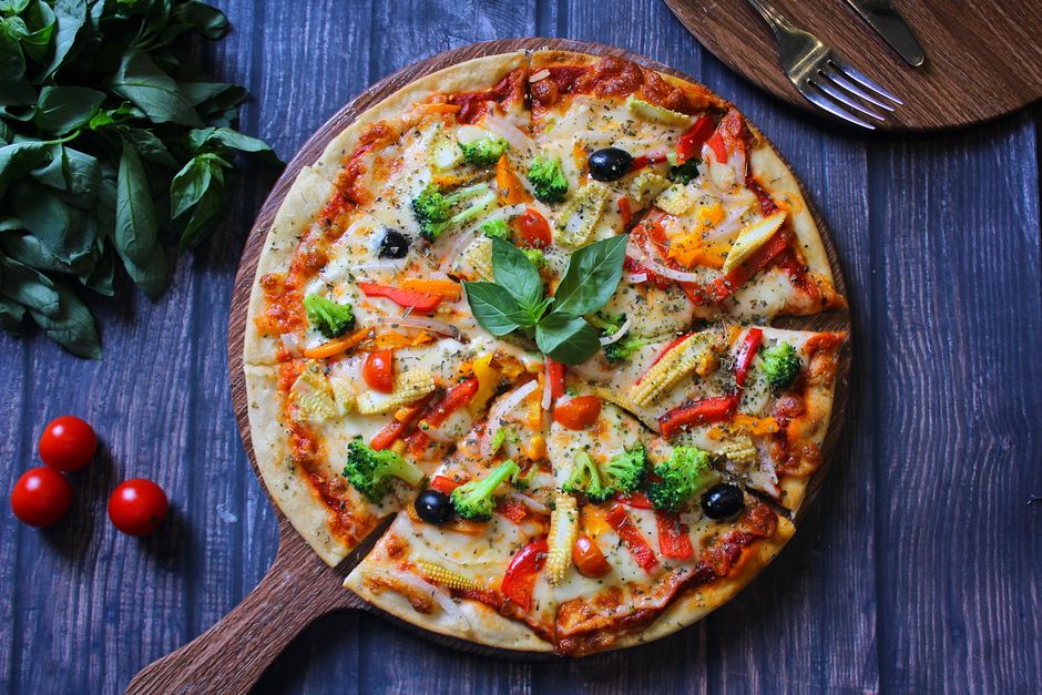 Farmhouse Pizza at KAAFII Cafe Niwai