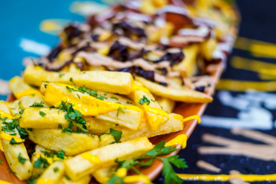 Snacks and fries at KAAFII Cafe Niwai