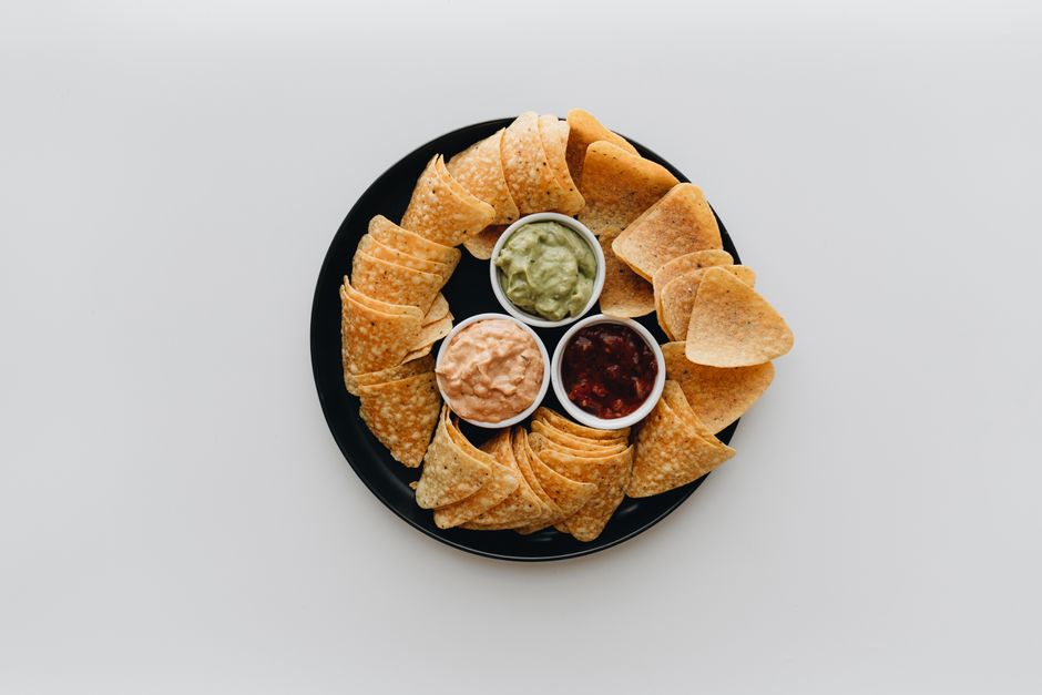 Plain Nacho with Salsa at KAAFII Cafe Niwai